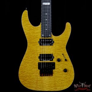 ESP USA M-II Floyd Rose Maple Top with Ebony Fretboard Honey - Image 3