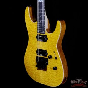 ESP USA M-II Floyd Rose Maple Top with Ebony Fretboard Honey - Image 2