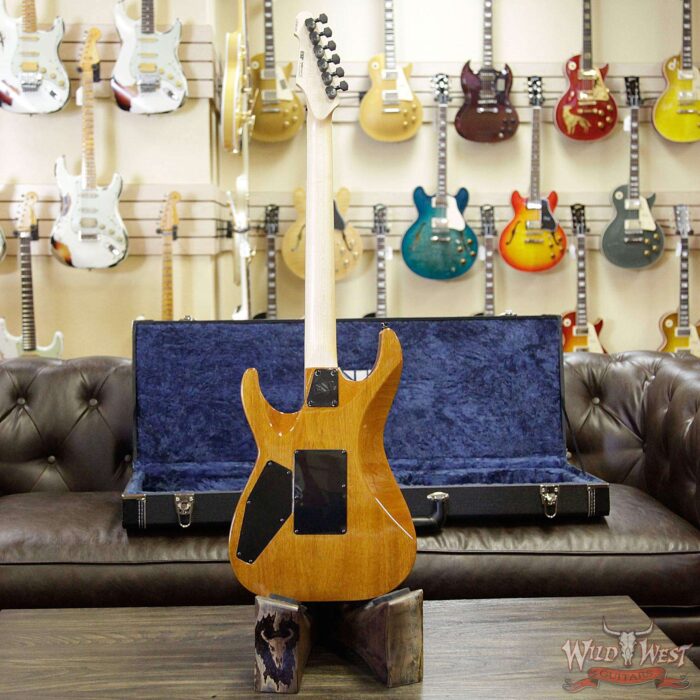 ESP USA M-II Floyd Rose Maple Top with Ebony Fretboard Honey - Image 15