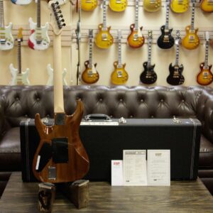 ESP USA M-II Floyd Rose Koa Top with Ebony Fretboard EMG Pickups Natural - Image 11