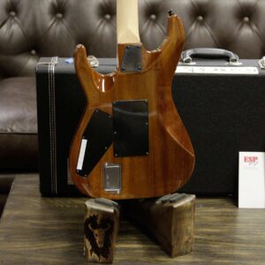 ESP USA M-II Floyd Rose Koa Top with Ebony Fretboard EMG Pickups Natural - Image 12