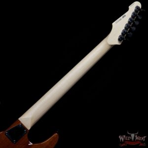 ESP USA M-II Floyd Rose Koa Top with Ebony Fretboard EMG Pickups Natural - Image 8