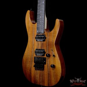 ESP USA M-II Floyd Rose Koa Top with Ebony Fretboard Natural - Image 3