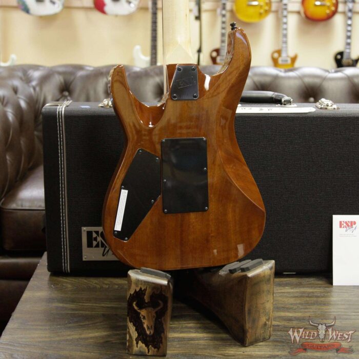 ESP USA M-II Floyd Rose Koa Top with Ebony Fretboard Natural - Image 12
