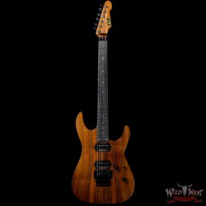 ESP USA M-II Floyd Rose Koa Top with Ebony Fretboard Natural - Image 4