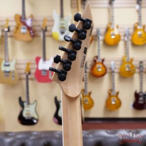 ESP USA M-II NTB Neck Thru Body Tune-O-Matic Bridge Flame Maple Top Seymour Duncan Pegasus/Sentient Cranberry Burst - Image 10