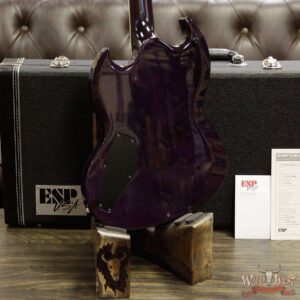 ESP USA Viper Flame Maple Top Ebony Fingerboard Purple Sunburst - Image 13