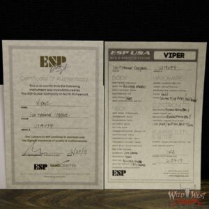 ESP USA Viper Quilt Maple Top Ebony Fingerboard See Thru Copper - Image 15