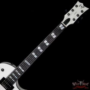 ESP USA Eclipse Hardtail Ebony Fretboard with Seymour Duncan Saturday Night Special Pickups Pearl White - Image 8