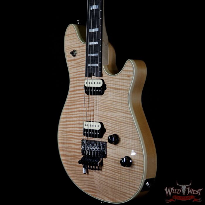 2016 EVH Wolfgang USA 5A Flame Maple Top Natural - Image 2