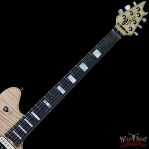 2016 EVH Wolfgang USA 5A Flame Maple Top Natural - Image 4