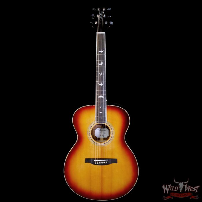 Paul Reed Smith PRS SE T40E Electric-Acoustic Solid Sitka Spruce with Ovangkol Tobacco Burst - Image 3