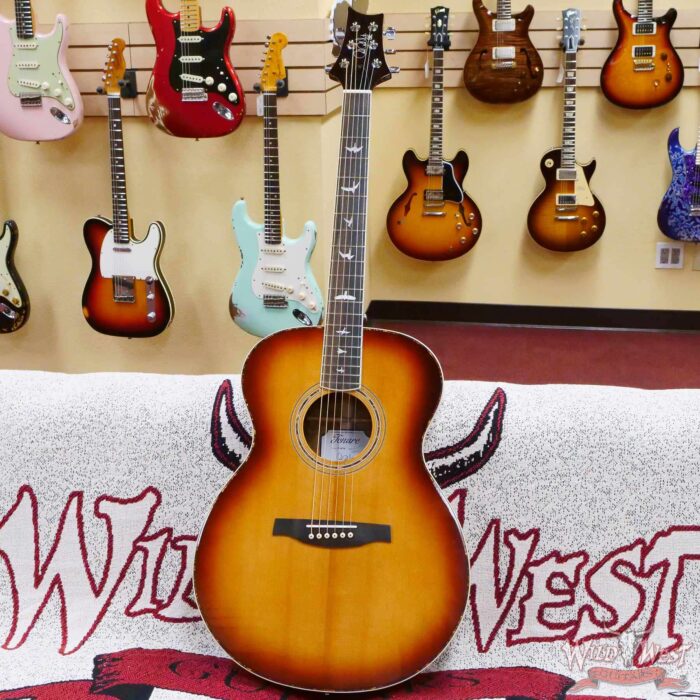 Paul Reed Smith PRS SE T40E Electric-Acoustic Solid Sitka Spruce with Ovangkol Tobacco Burst - Image 4