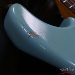 Fender Custom Shop Andy Hicks Masterbuilt 1964 Stratocaster Brazilian Rosewood Board Josefina Hand-Wound Pickups Joueneyman Relic Aged Daphne Blue - Image 9
