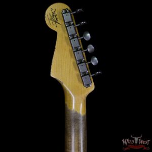 Fender Custom Shop Summer Event LTD 1960 Stratocaster Heavy Relic Super Faded Aged Vintage White - Image 10
