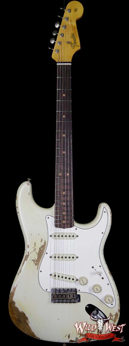Fender Custom Shop Summer Event LTD 1960 Stratocaster Heavy Relic Super Faded Aged Vintage White