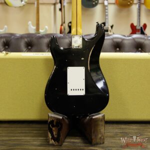 Fender Custom Shop 1958 Stratocaster Relic Maple Neck HSS EVH Pickup Black - Image 15