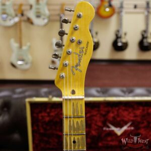 Fender Custom Shop 1952 Telecaster Relic Maple Neck 2 Tone Sunburst Black Pickguard - Image 5