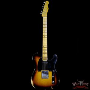Fender Custom Shop 1952 Telecaster Relic Reissue 2 Tone Sunburst - Image 5
