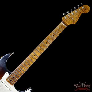 Fender Custom Shop Roasted 1956 Stratocaster Relic Birdeye Maple Neck 2 Tone Sunburst - Image 9
