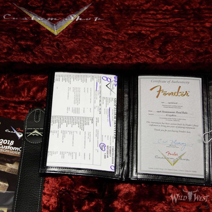 Fender Custom Shop Roasted 1956 Stratocaster Relic Birdeye Maple Neck 2 Tone Sunburst - Image 8