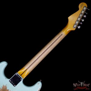 Fender Custom Shop 1957 Stratocaster Heavy Relic Maple Neck Surf Green - Image 11