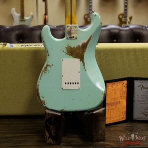 Fender Custom Shop 1957 Stratocaster Heavy Relic Maple Neck Surf Green - Image 14