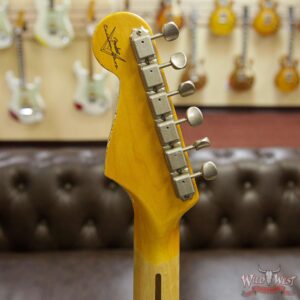 Fender Custom Shop 1957 Stratocaster Heavy Relic Maple Neck Surf Green - Image 10