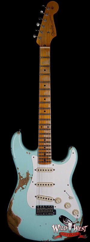 Fender Custom Shop 1957 Stratocaster Heavy Relic Maple Neck Surf Green