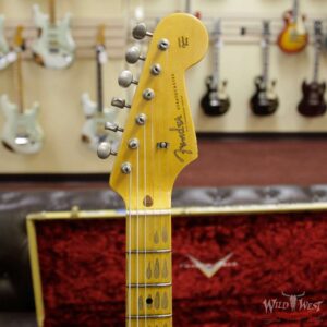 Fender Custom Shop 1958 Stratocaster HSS EVH Pickup Relic Maple Neck Blue Agave - Image 5