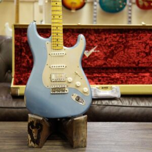 Fender Custom Shop 1958 Stratocaster Relic HSS EVH Bridge Pickup Maple Neck Blue Agave - Image 13
