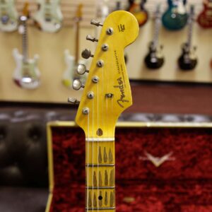Fender Custom Shop 1958 Stratocaster Relic HSS EVH Bridge Pickup Maple Neck Blue Agave - Image 8