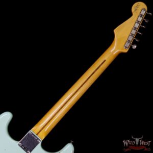2018 Fender Custom Shop 1958 Stratocaster HSS EVH Pickup Relic Maple Neck Surf Green - Image 9
