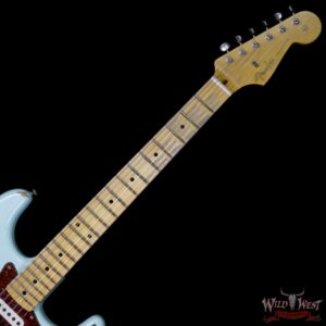 2018 Fender Custom Shop 1958 Stratocaster HSS EVH Pickup Relic Maple Neck Surf Green - Image 8