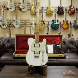 Fender Custom Shop 1958 Telecaster Custom Relic HH EVH Pickups Olympic White - Image 11