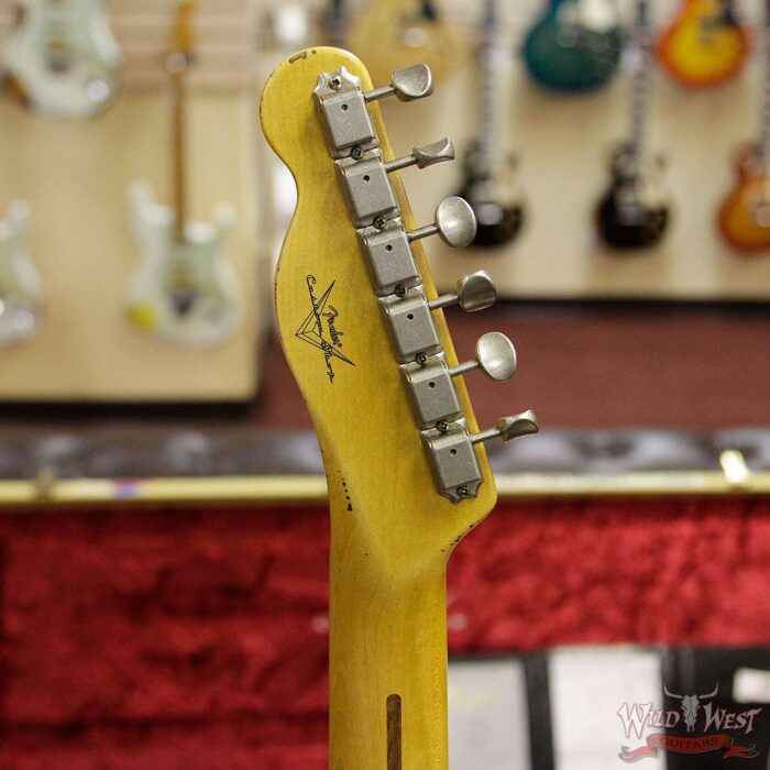 Fender Custom Shop 1958 Telecaster Custom Relic HH EVH Pickups Olympic White - Image 13