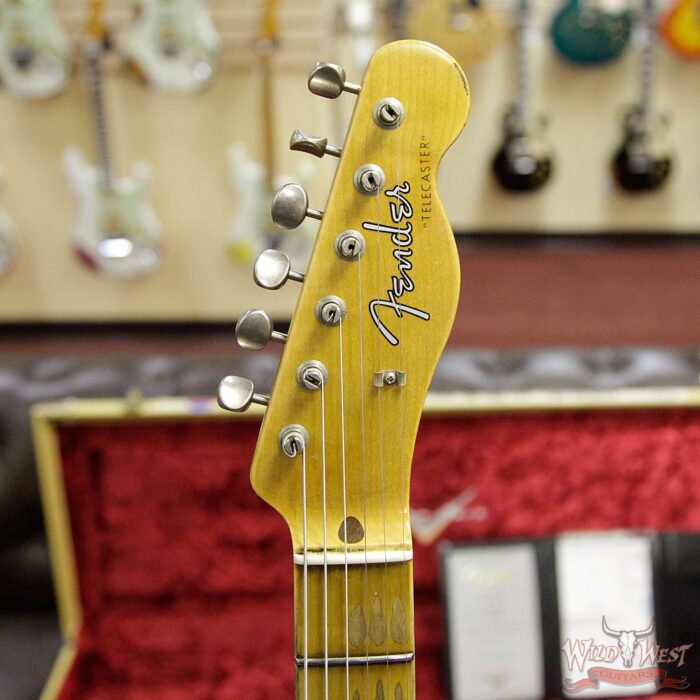 Fender Custom Shop 1958 Telecaster Custom Relic HH EVH Pickups Olympic White - Image 9