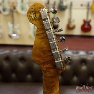 Fender Custom Shop 1960 Stratocaster Relic Roasted Birdseye Neck Rosewood Fingerboard Faded 3 Tone Sunburst - Image 14