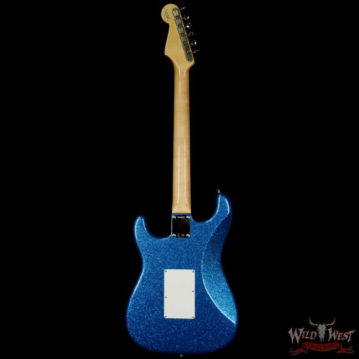 2017 Fender Custom Shop 1960 Stratocaster NOS Floyd Rose HSS Rosewood Fretboard Blue Sparkle - Image 5
