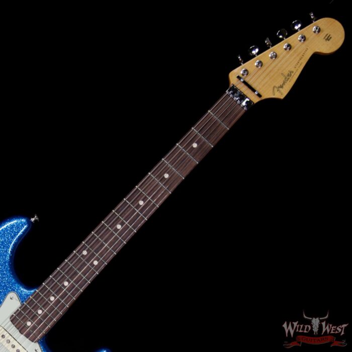 2017 Fender Custom Shop 1960 Stratocaster NOS Floyd Rose HSS Rosewood Fretboard Blue Sparkle - Image 7