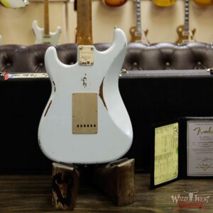 Fender Custom Shop 1960 Roasted Stratocaster Relic AAA Rosewood Fingerboard Faded Sonic Blue - Image 15