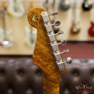 Fender Custom Shop 30th Anniversary LTD 1960 Stratocaster Relic Roasted Birdseye Neck Rosewood Board Faded Sonic Blue - Image 13