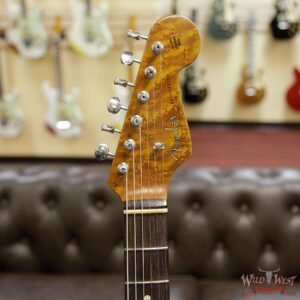 Fender Custom Shop 30th Anniversary LTD 1960 Stratocaster Relic Roasted Birdseye Neck Rosewood Board Faded Sonic Blue - Image 9