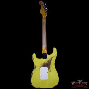 Fender Custom Shop 1961 Stratocaster Heavy Relic AAA Rosewood Fingerboard Graffiti Yellow - Image 6