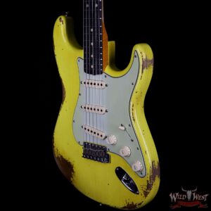 Fender Custom Shop 1961 Stratocaster Heavy Relic AAA Rosewood Fingerboard Graffiti Yellow - Image 2