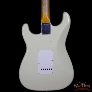 Fender Custom Shop 1961 Stratocaster Journeyman Relic with Dirty Neck Slab Rosewood Board Vintage White - Image 4