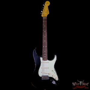 Fender Custom Shop 1961 Stratocaster Journeyman Relic with Dirty Neck Slab Rosewood Fingerboard Black - Image 5