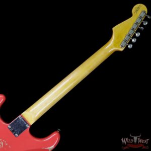 2018 Fender Custom Shop 1961 Stratocaster Relic Rosewood Slab Fingerboard Fiesta Red - Image 11
