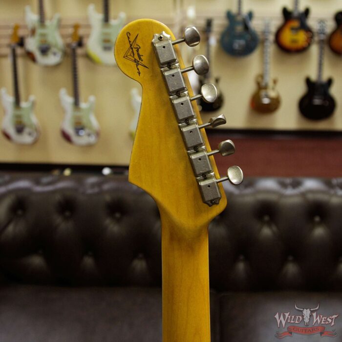Fender Custom Shop 1961 Stratocaster Relic Slab Rosewood Fingerboard British Racing Green - Image 14