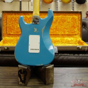 2018 Fender Custom Shop 1961 Stratocaster Relic Rosewood Slab Fingerboard Taos Turquoise - Image 15